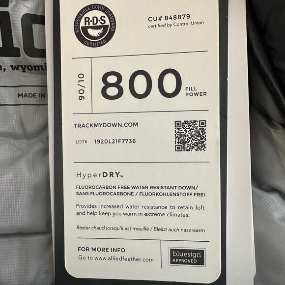 NWT Stio Pinion Down Sweater Jacket Mens Large Gray 800 Fill Windproof MSRP $270 - Picture 15 of 16